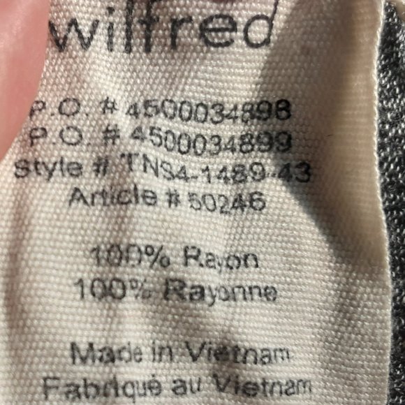 🌞 Aritizia Wilfred 2 x La Riviere Open Back Tops Grey and Black Size XS - Picture 13 of 16